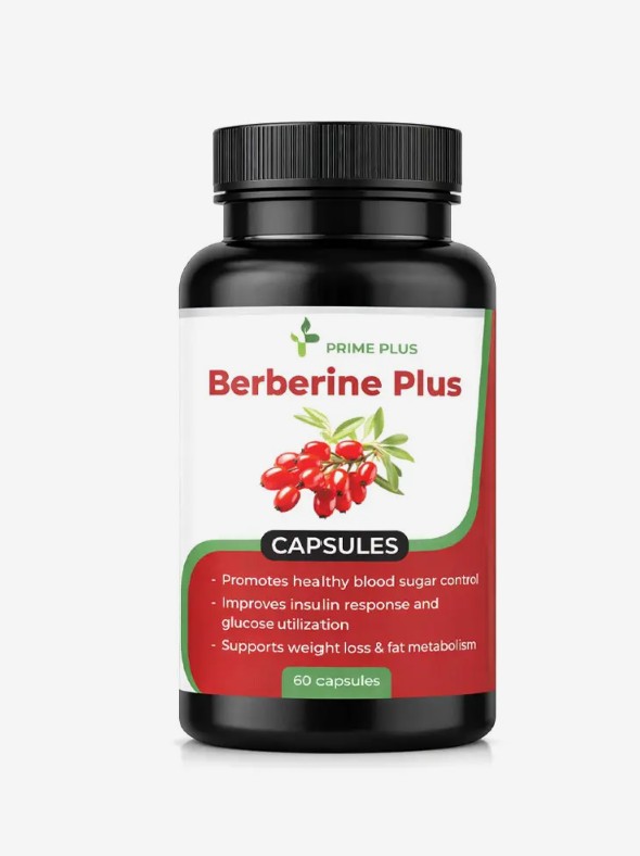 Prime plus berberine plus 1000mg 60 capsules